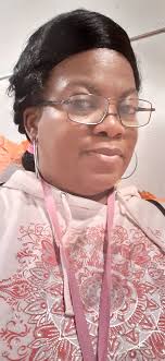 Good morning dears, I thought a pop of pink Ankara headtie in contrasting  motif would compliment this dress well; also ... bad hair week. Today is  our last day of the Breast