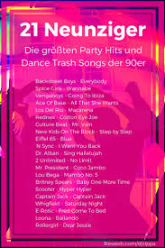 21 Party Hits Der 90er Jahre Liste Der Grossten Dance Trash Songs 90er 90s Neunziger Trash Dance Jahre Liste 90er Party 21 Party 90er Jahre Mottoparty