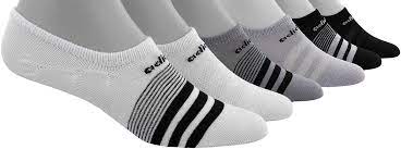 Amazon Com Adidas Women S Superlite Super No Show Socks 6 Pair White Light Onix Black Medium Shoe Size 5 10 Clothing Adidas Women Socks Women Adidas