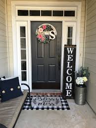 Lambs Ear Spring Wreath Small Porch Decorating Front Porch Decorating Spring Home Decor