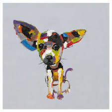 Too Freakin Adorable Chihuahua Canvas Oil Painting Chihuahua Art Dog Art Art
