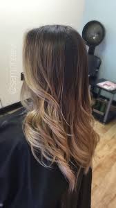 Platinum Warm Blonde Ombre On Natural Dark Hair Balayage For Dark Hair Long Hair Styles Hair Natural Dark Hair