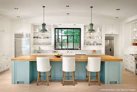 turquoise kitchen island cottage