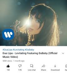 Maybe you would like to learn more about one of these? Dua Lipa New Rules Levitating Music Video By Dua Lipa Feat Dababy Reached 50 Million Views On Youtube Dualipa Dababy Facebook
