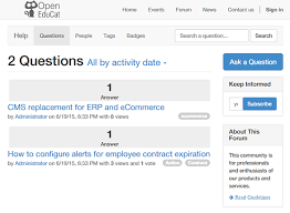 Openeducat Forum Management Educational Software Education Management