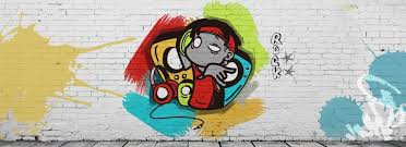 خلفية الجدار الإبداعية الكتابة على الجدران الاصطناعية رسوم متحركة الهيب هوب جدار Graffiti Wall Graffiti Painted Photo Frames
