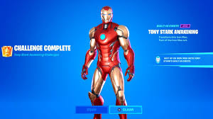 Fortnite developer epic games find thor's hammer, hawkeye's bow, captain america's shield or iron man's repulsors to defeat • the map widget was setting its anchors inappropriately when moved in the hud layout tool, making. Fortnite All Tony Stark Awakening Challenges How To Unlock Iron Man Style Youtube