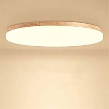 sjun deckenleuchte holz wohnzimmer lampe rund flach wohnzimmerlampe holzlampe eiche deckenlampe schlaf wohnzimmerlampe deckenlampe schlafzimmer holz wohnzimmer