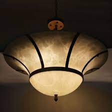 Looking to make your ceiling fan lighting kit or flush mount more distinctive and original? China Bell Round And Brass Color Frame Faux Alabaster Shade Chandelier For Banquet Hall China Pendant Lamp Pendant Lighting