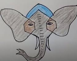 Begin by drawing an oval or circle. Elephant Line Drawing Archives How To Draw Step By Step