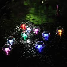 Solar Powered Floating Pond Light Swimming Pool Color Changing Led Lamp Light