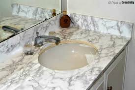 Marble contact paper bathroom sink. How To Get A Gorgeous Bathroom In Less Than Three Hours Hometalk