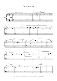 Here's a simplified chord chart with chords you can use to play the campfire version of this song: Greensleeves Sheet Music For Accordion 8notes Com