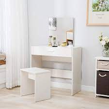 Sweet and feminine, this princess crown single bed from the mercuri collection features delicate pink hues that's perfect for a child's bedroom. Bedroom Furniture White Dressing Table With Mirror And Stool Modern Vanity Makeup Table Buy Wooden Dressing Table With Mirror And Stool For Bedroom Modern Vanity Makeup Table For Girls Bedroom Furniture Table For