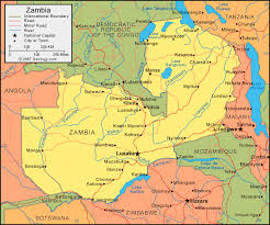 Map of the zambezi river basin. Zambia Map And Satellite Image