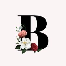 Classic And Elegant Floral Alphabet Font Letter B Free Image By Rawpixel Com Lettering Alphabet Fonts Lettering Fonts Fonts Alphabet