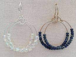 You can make them from scratch or use hoop findings or beading wire. Make Wire And Bead Hoops For Every Mood And Outfit