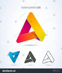Set Of Letter A Stripe Logo Icons Corporate Sign For Web Print Application Design Business Icon Logo Icons Business Icon Corporate Signs