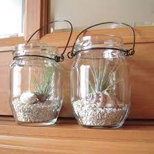 空き瓶をオシャレなインテリアに エアープランツを入れてテラリウム風にしてみました エアプランツ エアプランツ インテリア エアプランツテラリウム