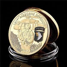 Explore cool ink ideas with battlefields and blades. 2021 United States Screaming Eagles Army 101st Airborne Division Gold Plated Souvenir Coin Collection W Display Holder From Chen07 3 32 Dhgate Com