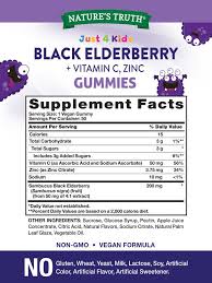 Kids Black Elderberry with Vitamin C, Zinc