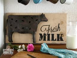 Come and see how this gorgeous piece got reborn and also a special bonus…a one week old baby lamb. Repurposed Farmhouse Metal Art Prodigal Pieces