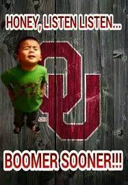 Ahhhh Cute Via Oklahoma Football Oklahoma Football Sooners Boomer Sooner