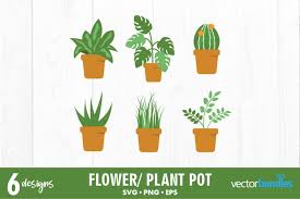 Download Green Plants Pot Svg Bundle 929692 Cut Files Design Bundles