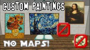 Once you are done, do not forget to save your skin. How To Make Custom Paintings With No Maps Minecraft Youtube