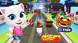 Talking Tom Gold Run New Update Lunar New Year In China" Angela vs Raccoon"  Android iOS
