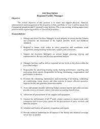 Develops the financial and business strategies relating to organizational property ownership. Job Description Regional Facility Manager