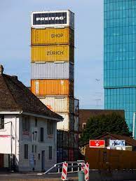 freitag flagship store zurich container architecture commercial and office architecture zurich