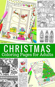Color pictures of santa claus, reindeer, christmas trees, festive we have simple images for younger coloring fans and advanced images for adults to enjoy. Free Printable Christmas Coloring Pages For Adults Easy Peasy And Fun