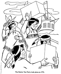 Download and print these boston tea party coloring pages for free. Boston Tea Party History Coloring Page This American History Timeline For Kids Helps Teach The Import Boston Tea Party Activity Kids Tea Party Coloring Pages