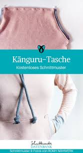 Ausgewählt kein langes suchen mehr. Kanguru Tasche Schnittmuster Datenbank