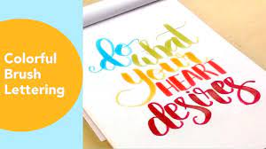 Colorful Brush Pen Lettering Love Quotes And Phrases Youtube Beach wedding signs wedding decor nautical gift sailing boat fish theme love quotes sayings.