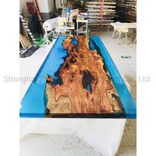Poco resina live edge elm wood slab coffee table with resin inlays, source: China Epoxy Coffee Table Live Edge Slab Table With Resin Filled China Table Epoxy Table