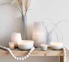 Betty clear tea light candle holder. Frosted Glass Votive Holder White Pottery Barn