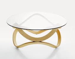 Coffee tables are usually around the same height as the top of the seat cushion and slightly lower than the end tables. Contemporary Coffee Table Newton Karl Andersson Glass Oak Ash