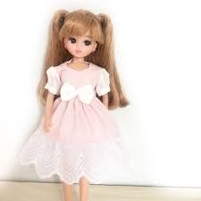 人形服の型紙の作り方と縫い方まとめ リカちゃん服ハンドメイド りんごぽんのおうち 札幌市 人形の服 服の型紙 フラワーガールドレス