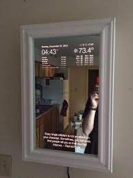 In case you have nest thermostat at your home, then this smart mirror can help you control home heating as well. Evil Queens Rejoice Resourceful Techie Builds Magic Mirror Upvoted