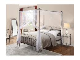 Einrichten24 himmelbett »metallbett / himmelbett laura«, pulverbeschichtetes metall, prinzessin bett. Himmelbett Lattenrost Marquise 180x200cm Gunstig