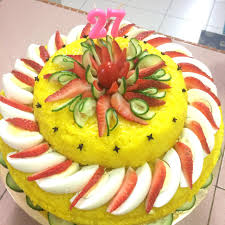 Garnish bunga mawar dari wortel hiasan tumpeng dari wortel. Wanie Haziq S Kitchen Shah Alam Pulut Kuning Berhias Roti Jala Shah Alam