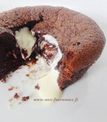 Moelleux Au Chocolat Et Coeur Chocolat Blanc Aux Fourneaux