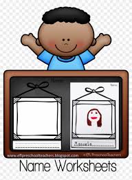 Clip art your name 20 free cliparts | download images on. Practice Name Recognition And Spelling With Each Child Kindergarten Free Transparent Png Clipart Images Download