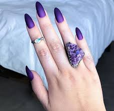 Buy stiletto false nails and get the best deals at the lowest prices on ebay! Stiletto Nails Short Purple Your Reference For All Things Nails