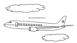 Mewarnai gambar pesawat terbang mewarnai gambar. Sketsa Gambar Pesawat Untuk Anak Tk Sobsketsa