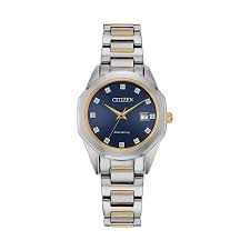 Ship it to enter zip. Citizen Eco Drive Women S Corso Diamond Accent Two Tone Stainless Steel Watch Ew2584 53l