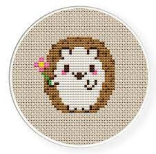 Cross stitch patterns for the whole family designed by connie barwick. Hedgehog Cross Stitch Pattern Cross Stitch Cross Stitch Patterns Diy Cross Stitch