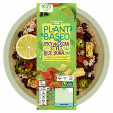 Asda Plant Based Spicy Mexican Style Rice Bowl Asda Groceries Food Online Food Shopping Grocery